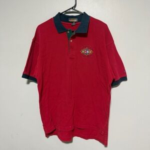 Vintage Harvard square 1998 super bowl men’s polo size large